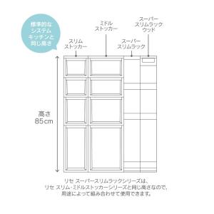 リセ スリムストッカー S2M1L1段 / キ...の詳細画像4
