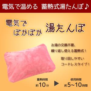 コードレス！繰り返し使える蓄熱式のエコ湯たんぽ