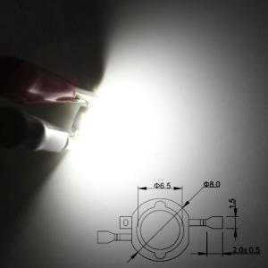 1W 白色 白 ホワイト ハイパワーLED素子...の詳細画像2