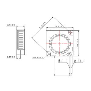 ■DC 5V■ 20mm 2センチ 超小型ブロ...の詳細画像5