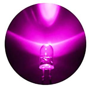 3mm 砲弾型 LED ピンク色 桃色 高輝度...の詳細画像2