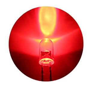 3mm 砲弾型 LED 赤色 赤 レッド 高輝...の詳細画像2