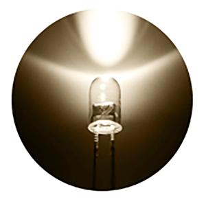 3mm 砲弾型 LED 電球色 電球 (ウォー...の詳細画像2