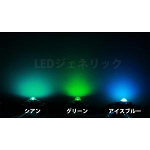 3W シアン色 ハイパワーLED素子 青緑 ペ...の詳細画像1
