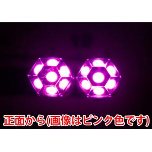 8mm ダイヤモンドカットLED 超広角 青色...の詳細画像3