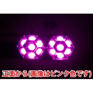 8mm ダイヤモンドカットLED 超広角 黄色...の詳細画像3