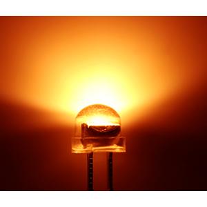 ■ 5mm 帽子型 超広角 LED 橙色 オレ...の詳細画像1