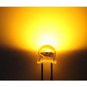■ 5mm 帽子型 超広角 LED 黄色 イエ...の詳細画像1