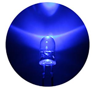 5mm 砲弾型 LED 青色 青 ブルー 高輝...の詳細画像2