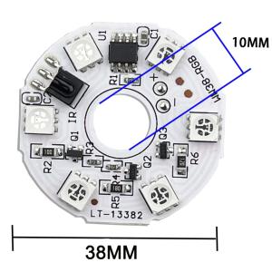 5V フルカラー RGB リモコン式LED 調...の詳細画像3