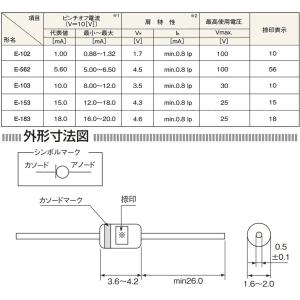 定電流ダイオード 石塚電子製 CRD E-10...の詳細画像1