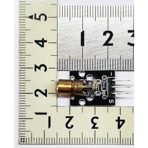 DC5V 5mW 赤色 基板付き レーザーモジ...の詳細画像3