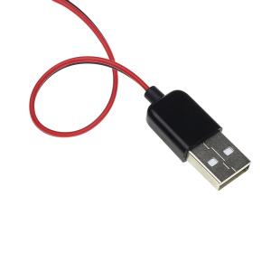 USB 電源取り出しケーブル みのむしリード線...の詳細画像1