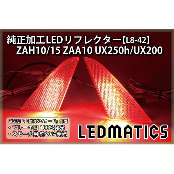 UX250h UX200 LEDリフレクター 純正加工 10 ZAH15 ZAA10 カスタム パー...