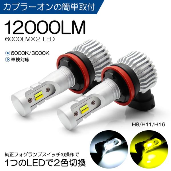 HE21S アルトラパン SSグレード LED フォグランプ H8 20W 12000ルーメン 60...