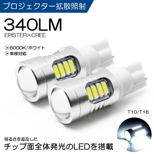 C25系 前期/後期 セレナ LED バックランプ T10/T16 8W EPISTER CREE ...