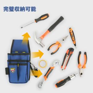 ツールポーチ 釘袋 腰袋 収納袋 道具袋 万能...の詳細画像2