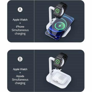 ワイヤレス充電器 2 in 1 充電スタンド ...の詳細画像3