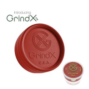 GrindX - Herb Grinder 2-Piece 2.2-Inch（RED）- GrindX - ハーブグラインダー 2ピース（55.88mm）[ レッド ]【正規品】｜leepfrog-store