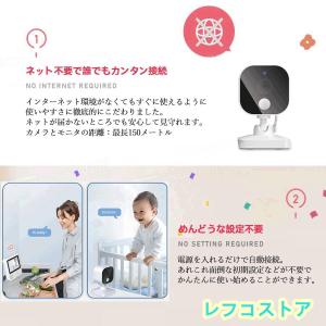 見守りカメラ ペットカメラ ベビーモニター w...の詳細画像2
