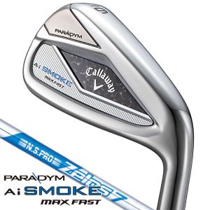 キャロウェキャロウェイ パラダイム Ai SMOKE MAX FAST N.S.PRO ZELOS7 アイアン 5本セット #6/#7/#8/#9/PW 右利き用 日本正規品｜leftygolf