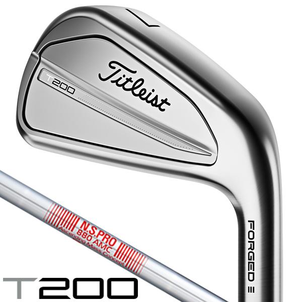 タイトリスト 2023 T200 N.S.PRO 880 AMC アイアン 単品 W48 右利き用 ...