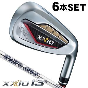 ダンロップ XXIO13 N.S.PRO 850GH DST レッドカラー アイアン 6本セット ゼクシオ13 右利き用 日本正規品｜leftygolf