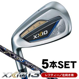 レフティー ダンロップ XXIO13 MP1300 ネイビーカラー アイアン 5本セット#6/#7/#8/#9/PW ゼクシオ13 左利き用 日本正規品｜leftygolf