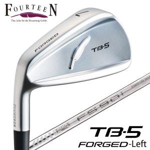 TB5 FORGED 6-P、5本 FOURTEEN フォーティーン アイアン TB-5 フォージド (左用
