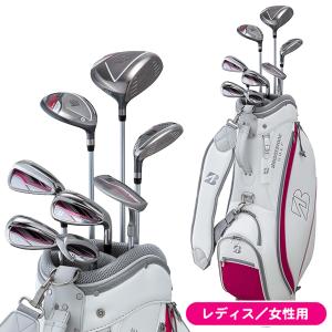 レディス/女性用 ブリヂストン BG-100L キャディバッグ付き クラブセット 8本 右用｜leftygolf