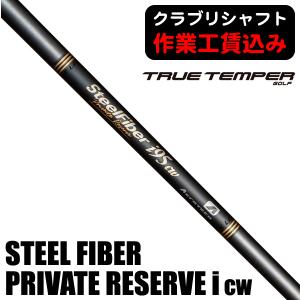 《クラブリシャフト》工賃込 トゥルーテンパー エアロテック スチールファイバー プライベート リザーブ テーパー I 95CW I 110CW アイアン用 日本正規品