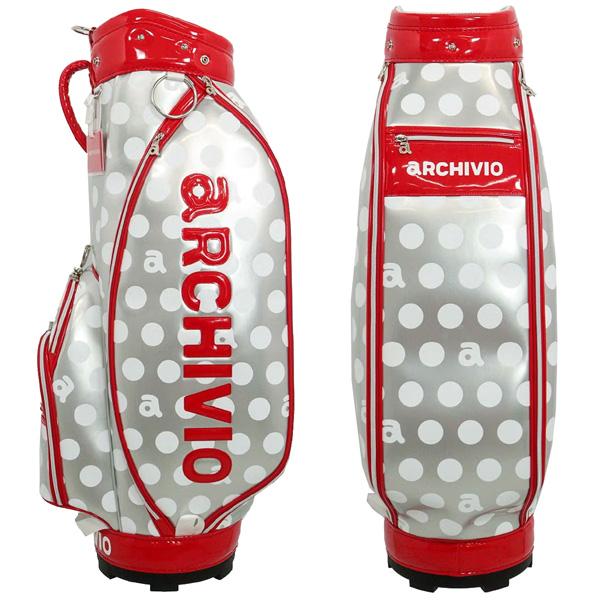 ★付属ネームタグ刻印無料★アルチビオ キャディバッグ A550201 レディース ドット柄 カート型...