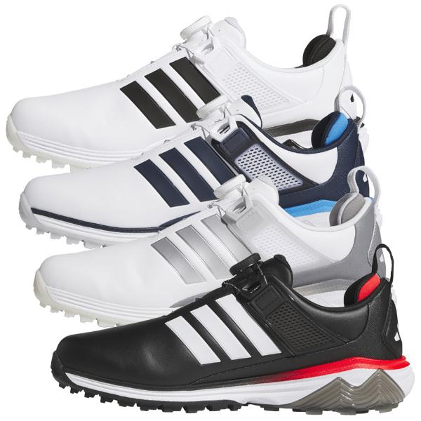 アディダス ゴルフシューズ アディパワー 26 SL BOA OOM30 メンズ スパイクレス ダイ...