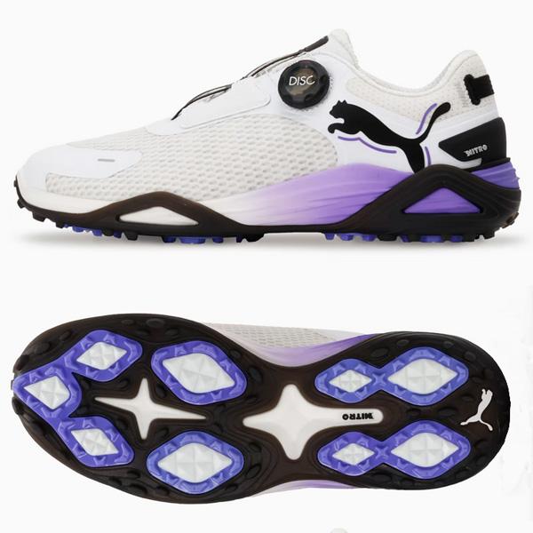 プーマ ゴルフシューズ シャドウキャットニトロ ディスク 310219 メンズ スパイクレス ダイヤ...