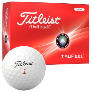 タイトリスト 2024 TRUFEEL トゥルーフィール ゴルフボール ホワイト 1ダース｜ゴルフショップジョプロ