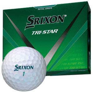 【6ダース72個・未使用・箱付】TRI-STAR トライスター ロイヤルグリーン SRIXON スリクソン 2024 トライスター ゴルフボール ロイヤル