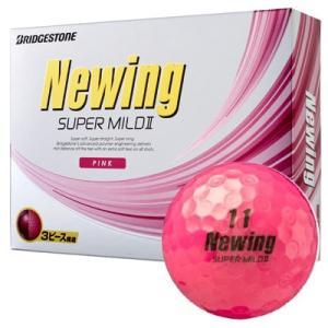 ブリヂストン ニューイング スーパーマイルド2 ボール ピンク 1ダース