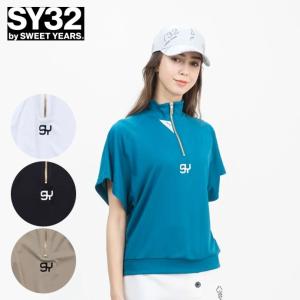 ゴルフ レディース/女性用 ＳＹ３２ ＤＲＡＰＥＹ ＺＩＰ ＵＰ ＭＯＣＫ SYG-24S13W｜leftygolf