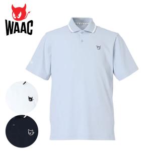 WAAC （クリアランス）ゴルフウェア メンズ ワック 半袖モックネック