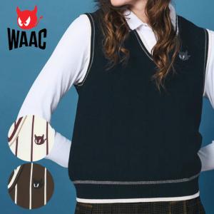 WAAC ゴルフ レディース ワック 中綿アウターベスト 072254290 秋 冬