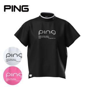 PING（ピン） レディース ゴルフウェア 半袖シャツ 春 夏 PEサッカー
