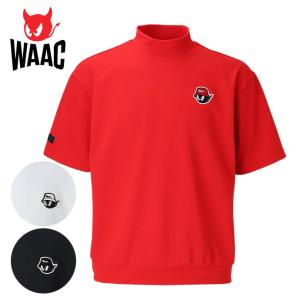 ☆未使用タグ付き☆ WAAC 半袖ネックシャツ 赤　ゴルフ　L ☆未使用タグ付き☆ WAAC 半袖ネックシャツ 赤 ゴルフ L WAAC(ワック)｜