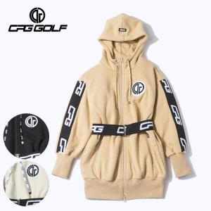 ゴルフ レディース／女性用 ＣＰＧ ふわふわロング丈ジップアップジャケット
