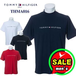 トミーヒルフィガー　半袖モックネックシャツ　ＴＨＭＡ０１６　ゴルフ
