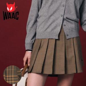 【値下げ】WAAC ブラウン プリーツスカート WAAC coco 中古【値下げ】 ワック レディース スカート 1(S) 緑