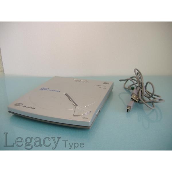 【Panasonic ポータブルDVD-ROM &amp;CD-R/RWドライブ USBバスパワー KXL-...