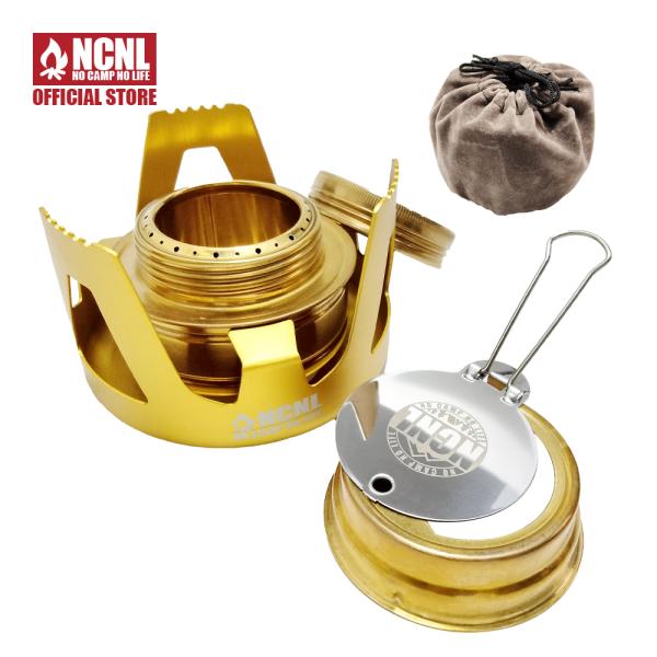 NCNL NO CAMP NO LIFE アルコールストーブ バーナー キャンプ 軽量 五徳 蓋 登...
