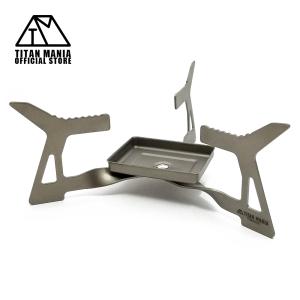 TITAN MANIA（チタンマニア） 五徳 A チタン製 ソロキャンプ