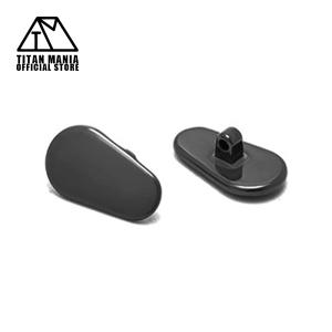 TITAN MANIA チタンマニア 眼鏡 鼻パッド ノーズパッド チタン製 Ver9（BLACK-1) 超軽量 ネジ式 鼻あて 滑り止め 交換用｜Legare-factory