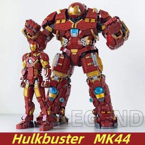 レゴ レゴ互換品 ブロック アベンジャーズ 知育玩具 アイアンマン Hulkbuster MK44 おもちゃ ハルク スーパーヒーロー ギフト 誕生日 プレゼント クリスマス｜LEGENDストア